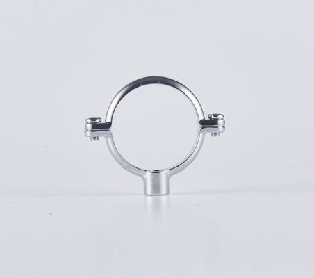 Effortlessly Secure Pipes With Brass Pipe Fastener Brass Tube Clamp Water Throwing Chrome Finish