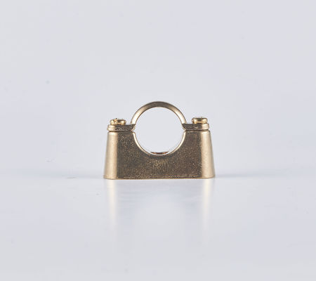 Endüstriyel Brass Tube Clamp Çöp tesisatı için emniyetli tutuyor borular Su atma / kromlu